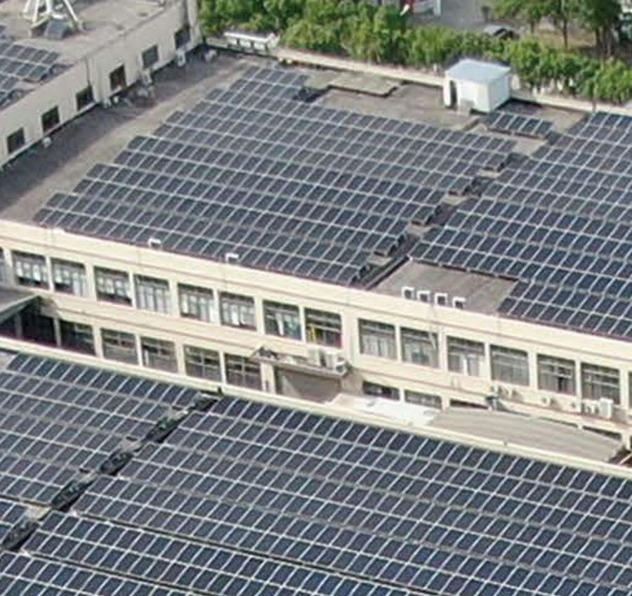 1.4MW Shanghai Renmin Electrical COMMERCIAL ROOFTOP PROJECTS